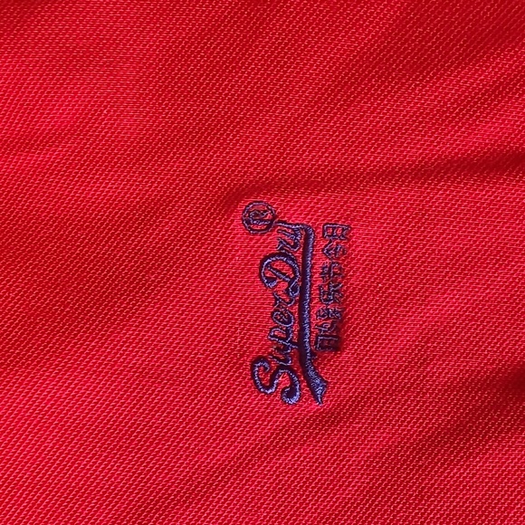 Super Dry Red Polo Size 2XL - Picture 4 of 4